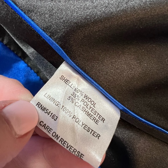 Calvin Klein Wool and Cashmere Pea Coat - Picture 7 of 7